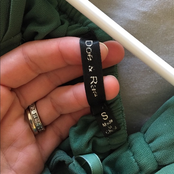 Belted teal green dress - Picture 4 of 4